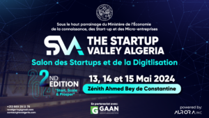 The Startup Valley Algeria – 13 to 15 May 2024 –